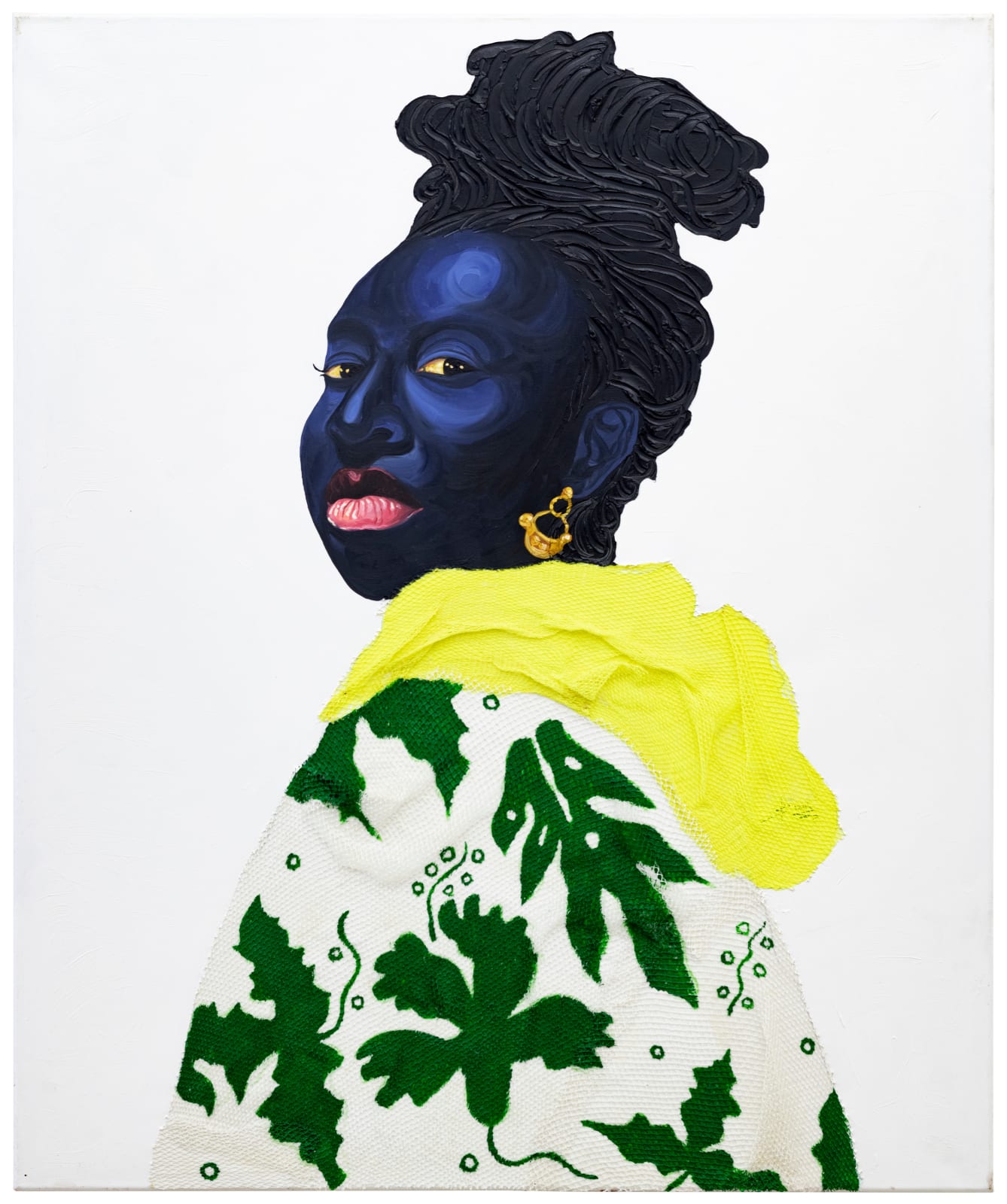 Adjei Tawiah, Green on White, 2022
