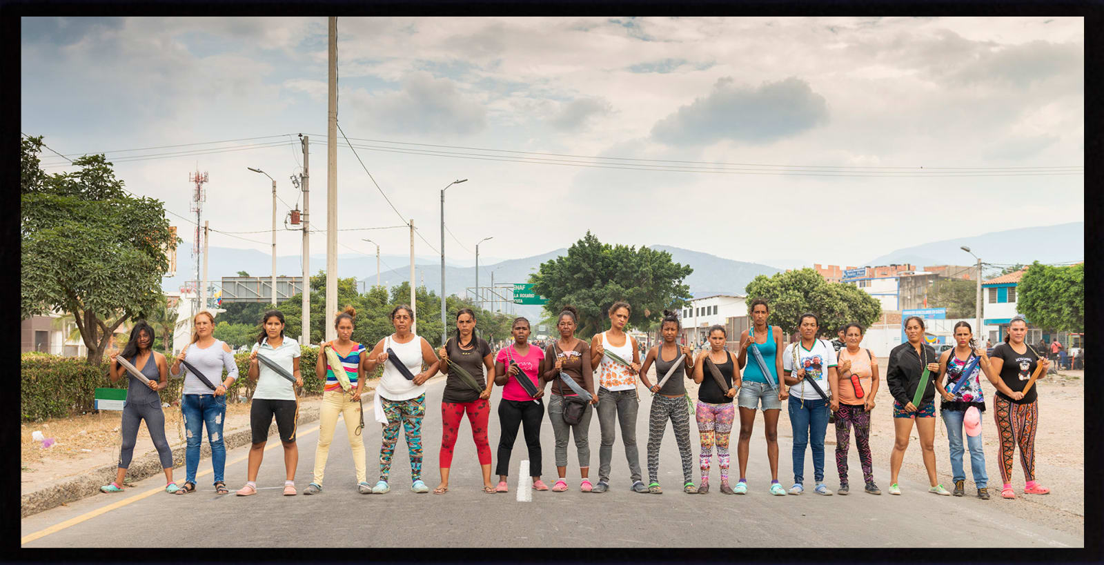 Teresa Margolles, Trocheras con petral ("Trocheras" with breast collar), 2019