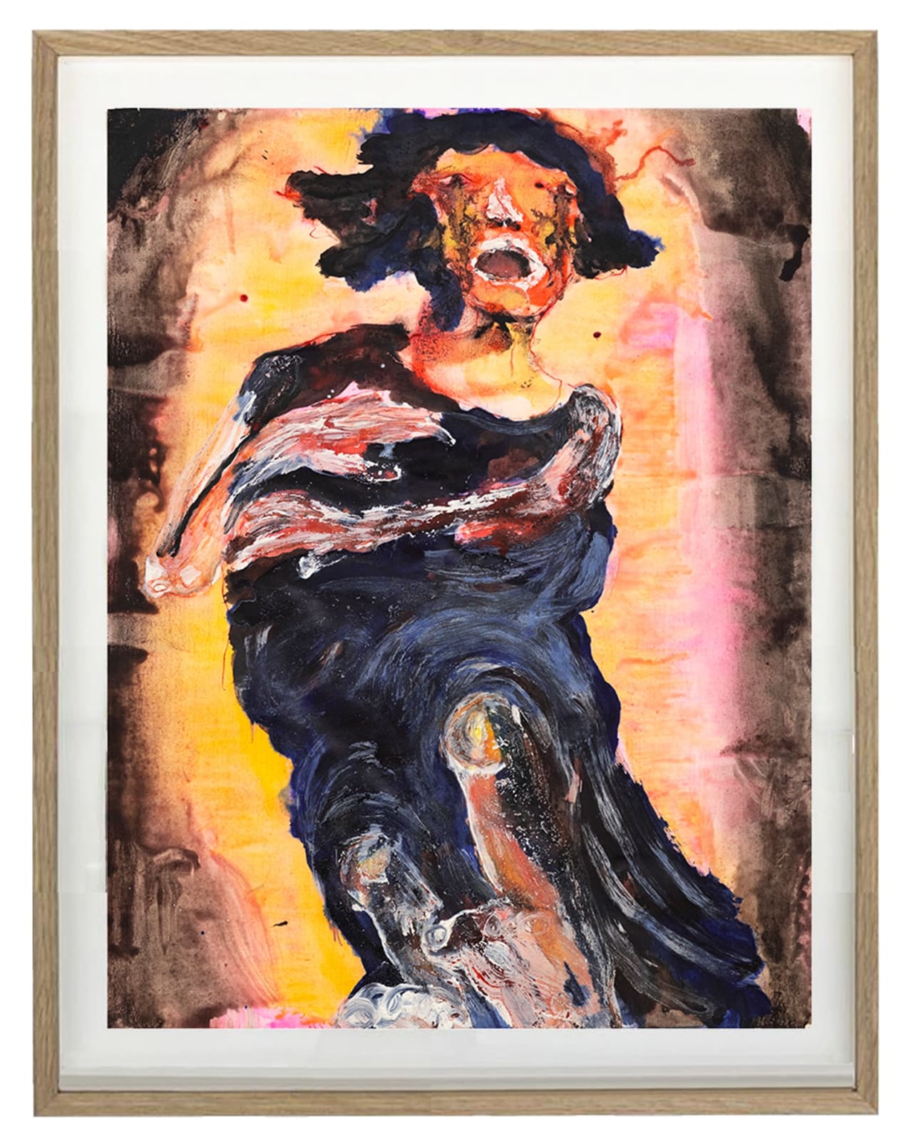 Andriu Deplazes, Pleureuse de Bologne en bleu (Bologna mourner in blue), 2024