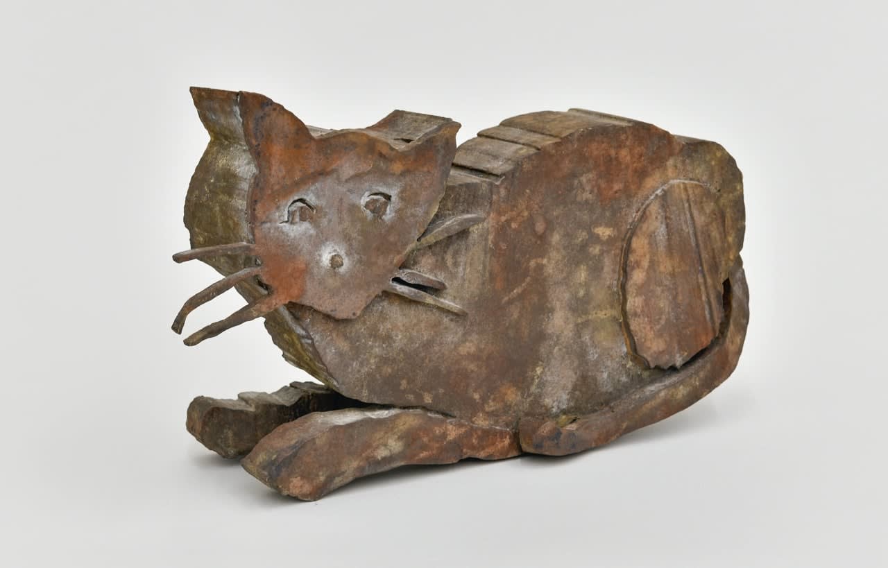 Zilla Leutenegger, Katze, kauernd (Cat, crouching), 2020