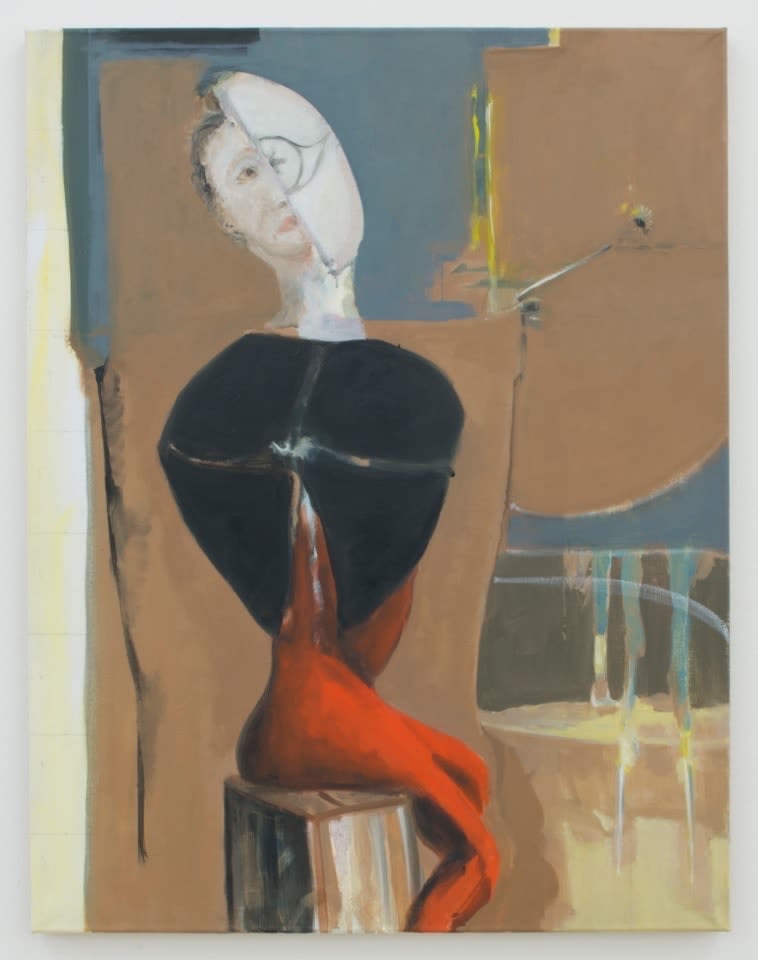 Valérie Favre, Self-portrait after De Chirico, Le Vaticinateur, 1915 (female), 2017