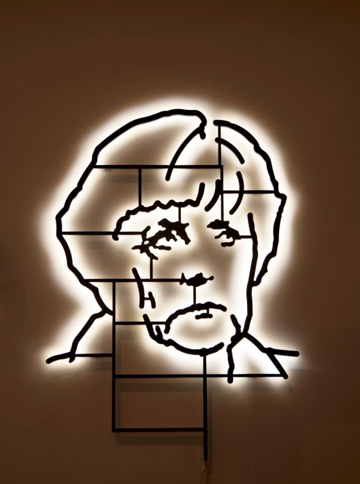 Los Carpinteros, It´s not Che, it´s Angela Merkel, 2014