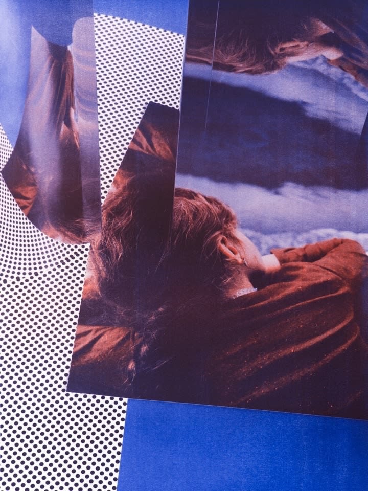 Shirana Shahbazi, Raum mit Mädchen Blau, 2017