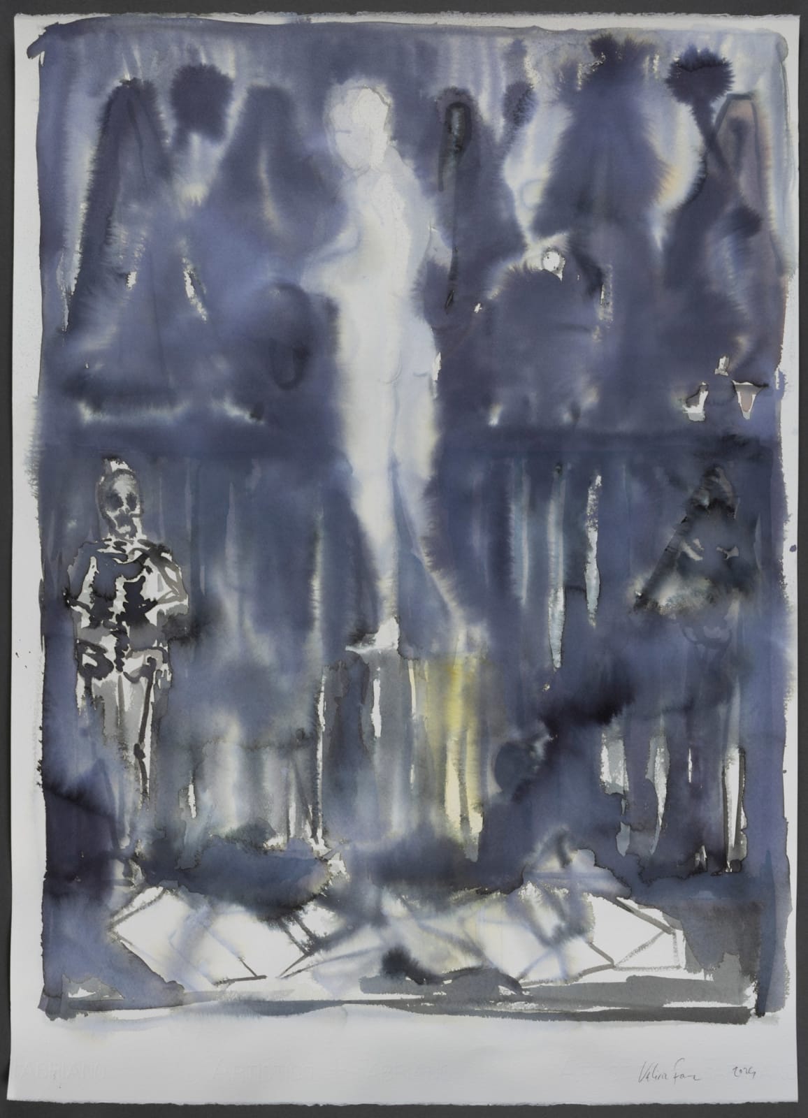 Valérie Favre, La jeune fille (nach Félix Vallotton), 2024