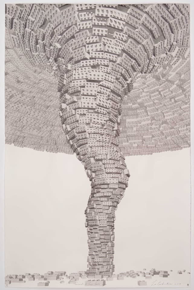 Los Carpinteros, Tornado de Lego Gris Uno, 2018