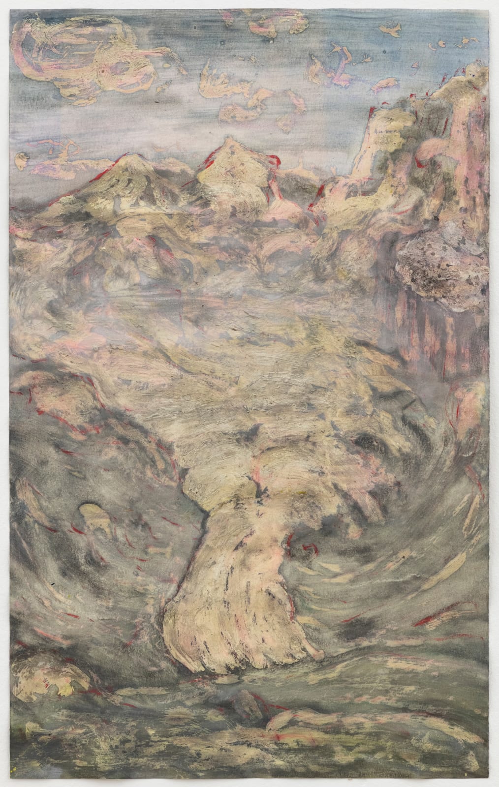 Andriu Deplazes, Gletscher verwässert (Glacier dilutes), 2023