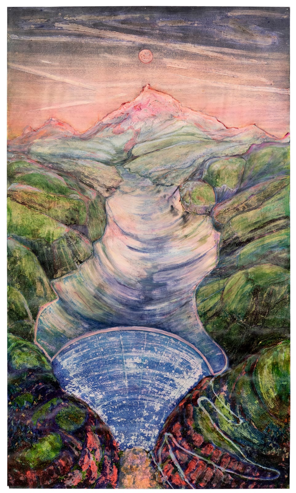 Andriu Deplazes, Staudamm vor Leere (Dam before the void), 2025