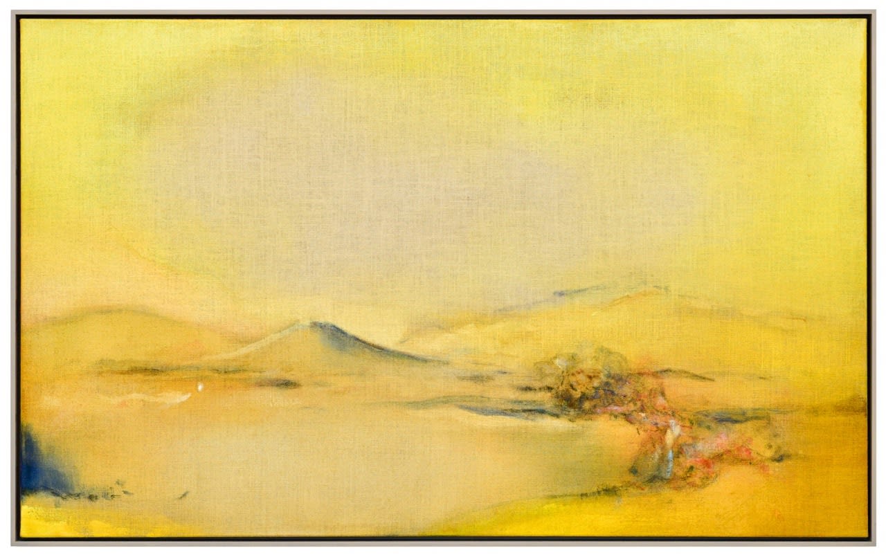 Leiko Ikemura, Yellow Scape, 2019