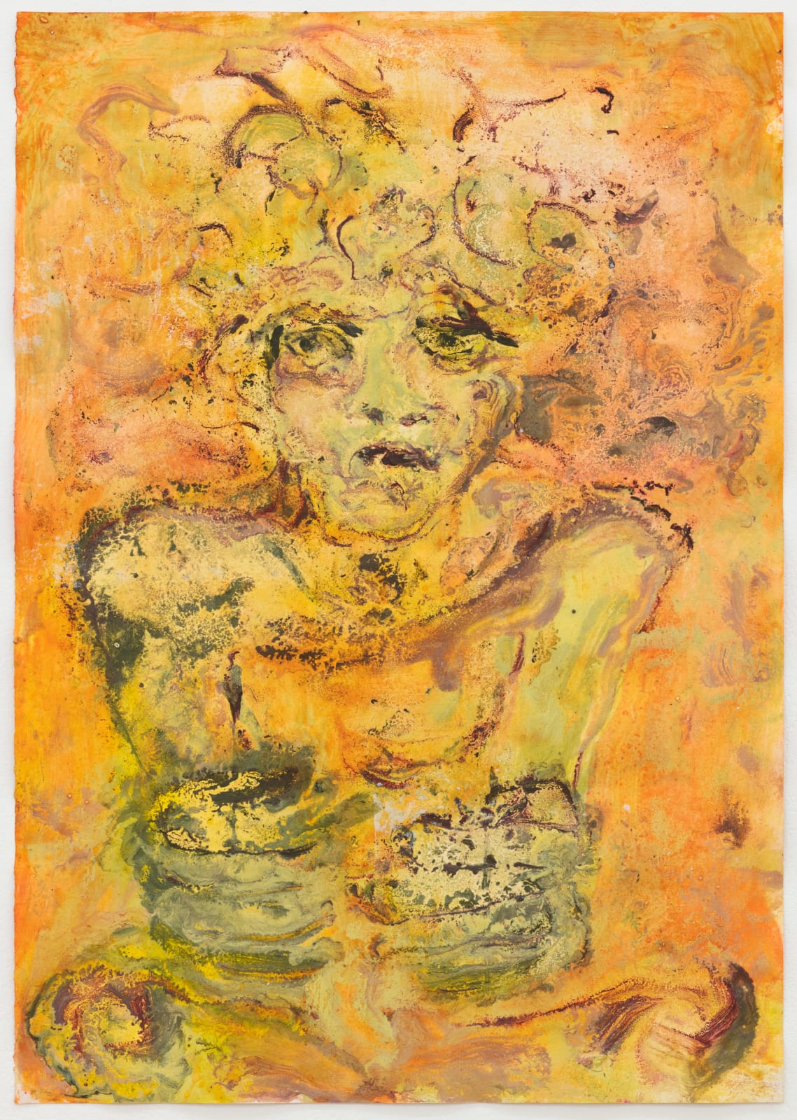 Andriu Deplazes, Verfliessend meditierend (Flowing meditating), 2024