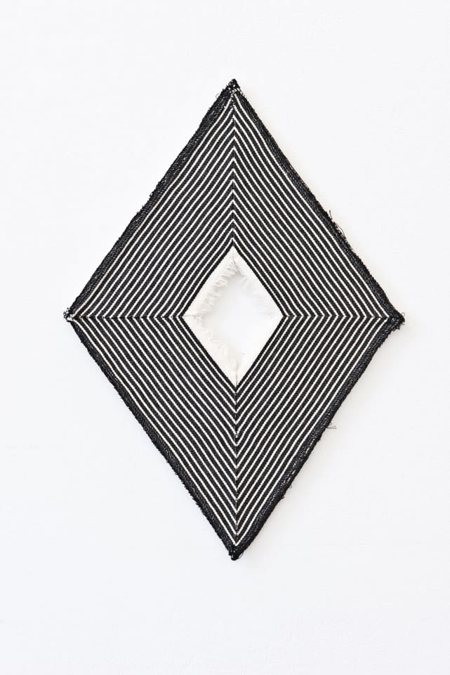 João Modé, Constructive [Paninho], rhombus with fringe, 2016