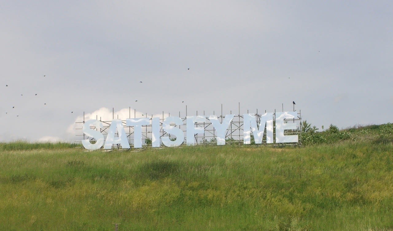 Monica Bonvicini, Satisfy Me (big), 2010
