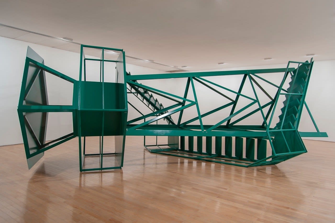 Los Carpinteros, Torre Acostada (Reclined Tower), 2017