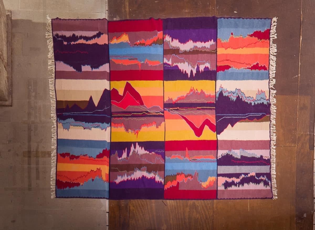 Maja Bajević, Arts, Crafts and Facts (carpet), 2015