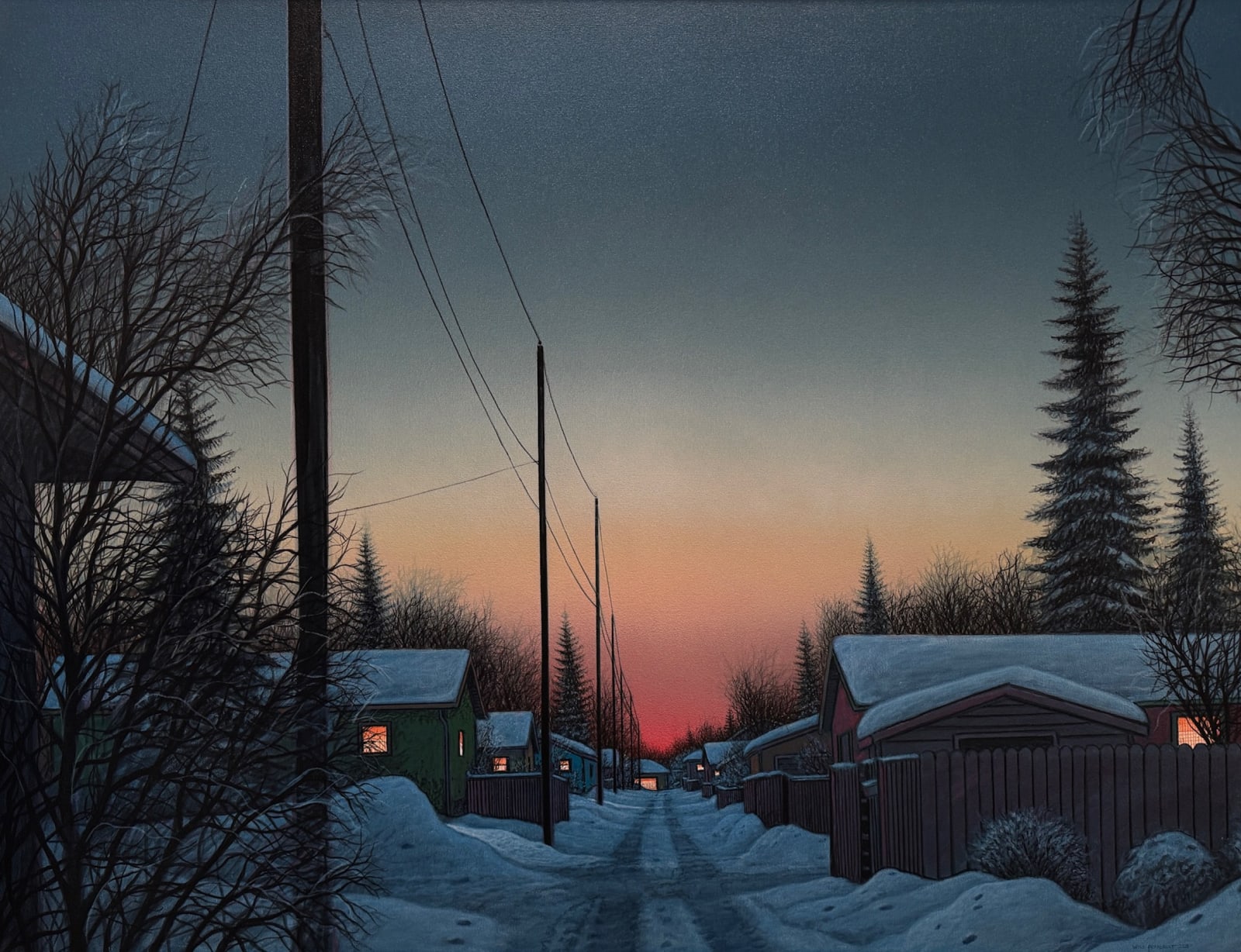 Wilf Perreault, A Winter Walk, 2025