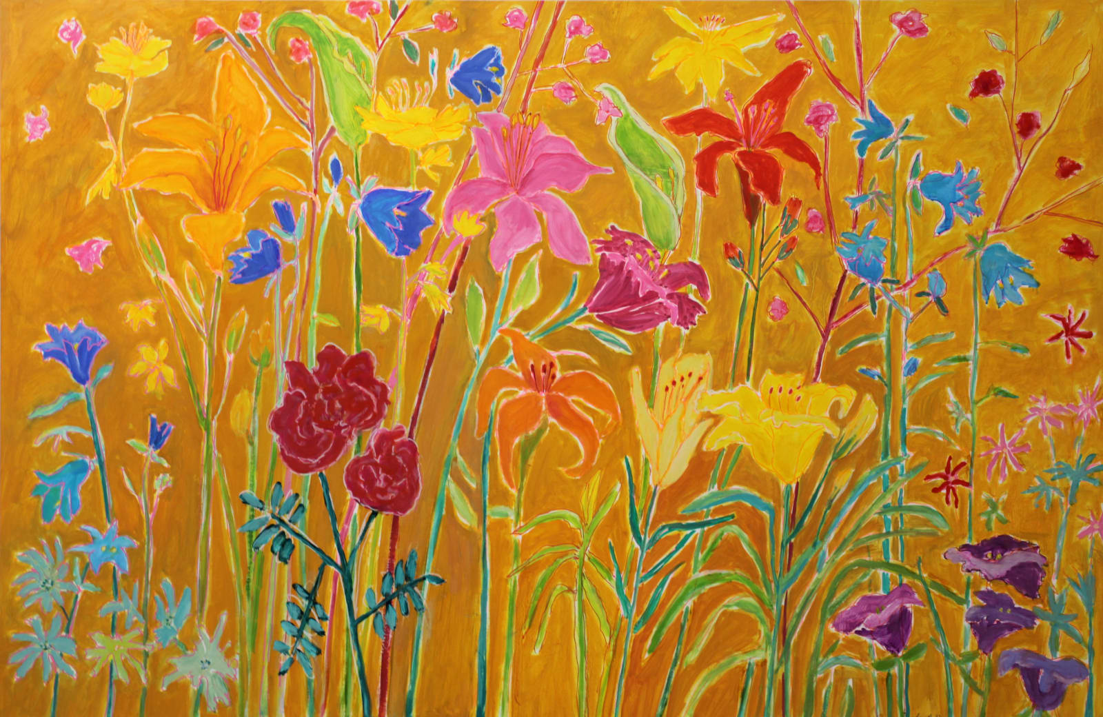 Lynn Malin, Sunny Garden, 2022