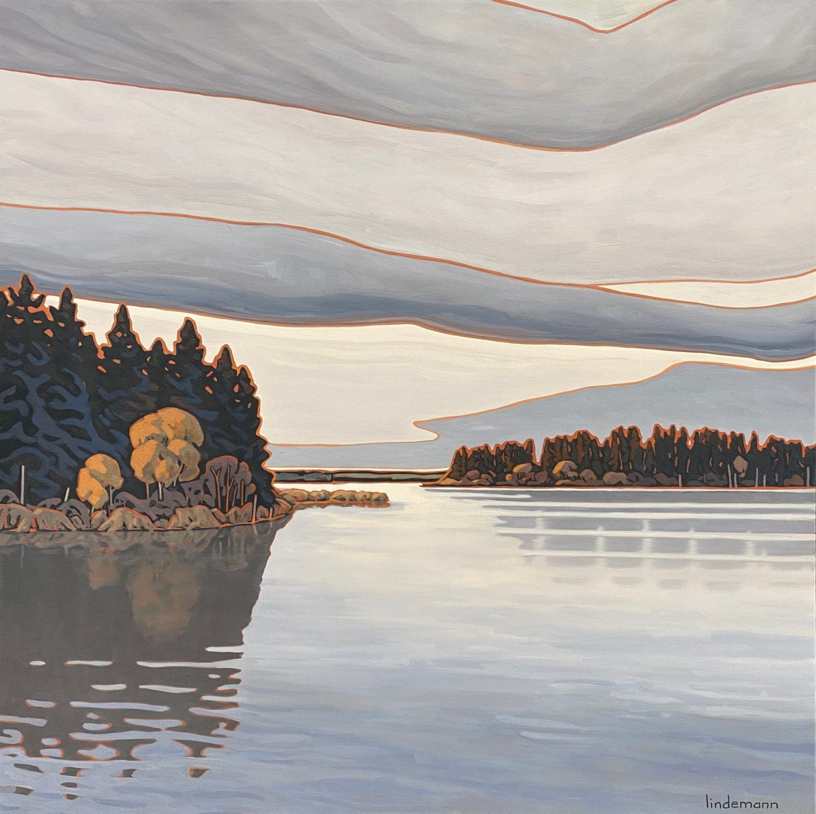 Linda Lindemann, Ripples from Kayak, 2025