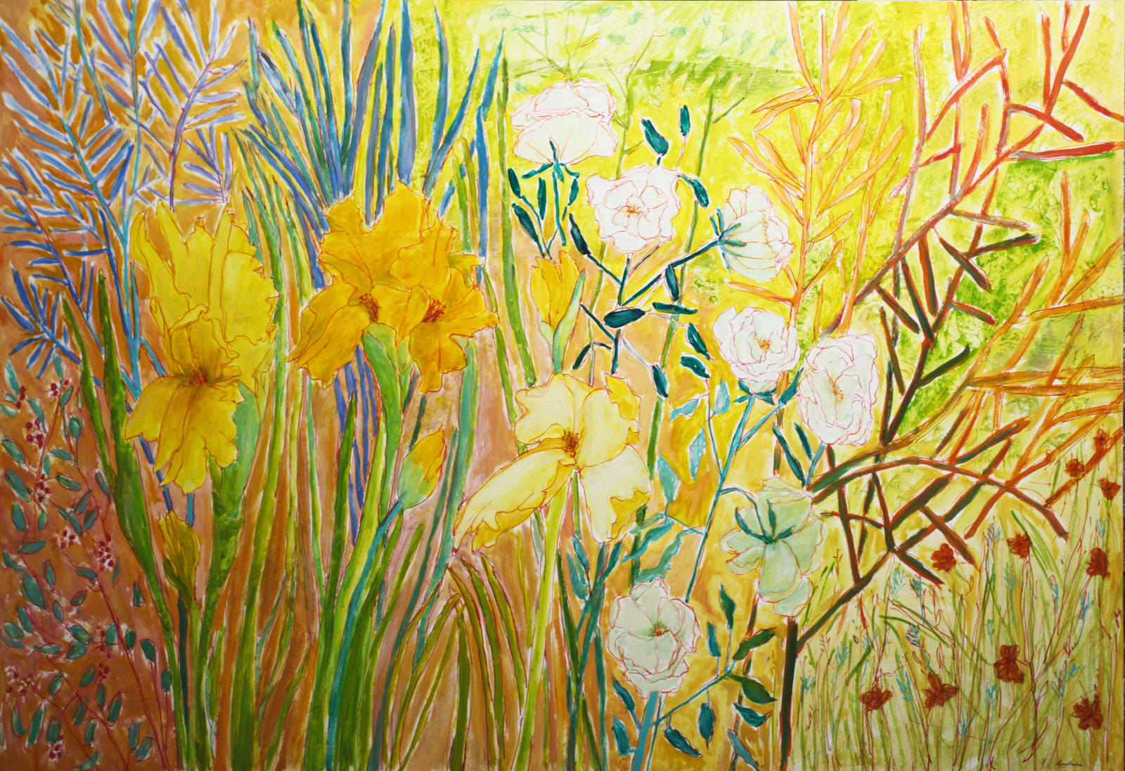 Lynn Malin, Yellow Iris from Harrington Gallery, 2024