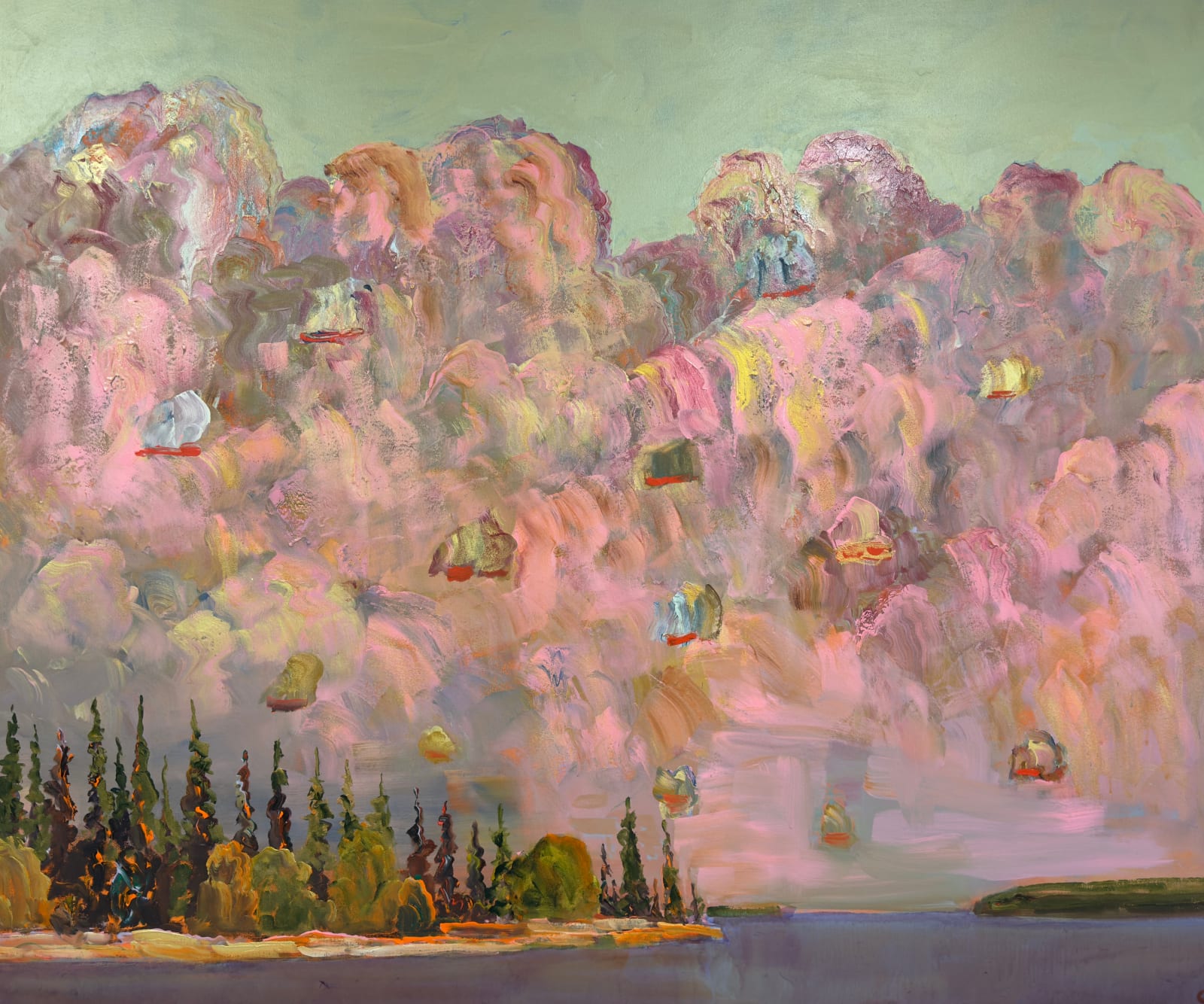 Gregory Hardy, Pink Glow, 2024