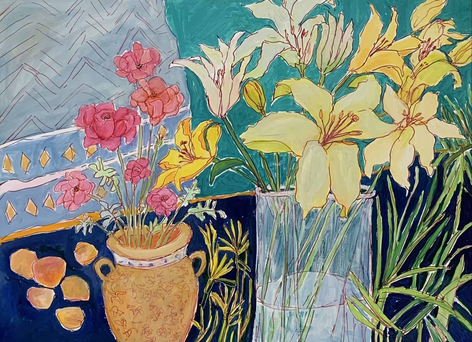 Lynn Malin, Flowers In The Window, 2022