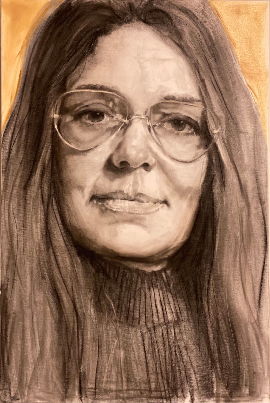 Shana Wilson, Gloria Steinem, 2021 Peter Robertson Gallery