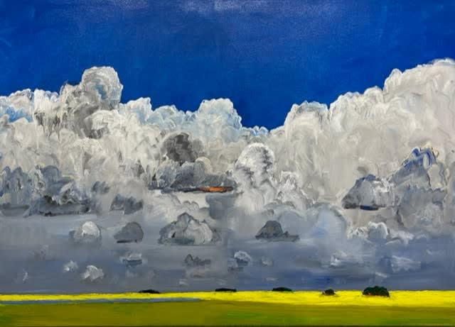 Gregory Hardy, Yellow Field By Duck Lake, 2022