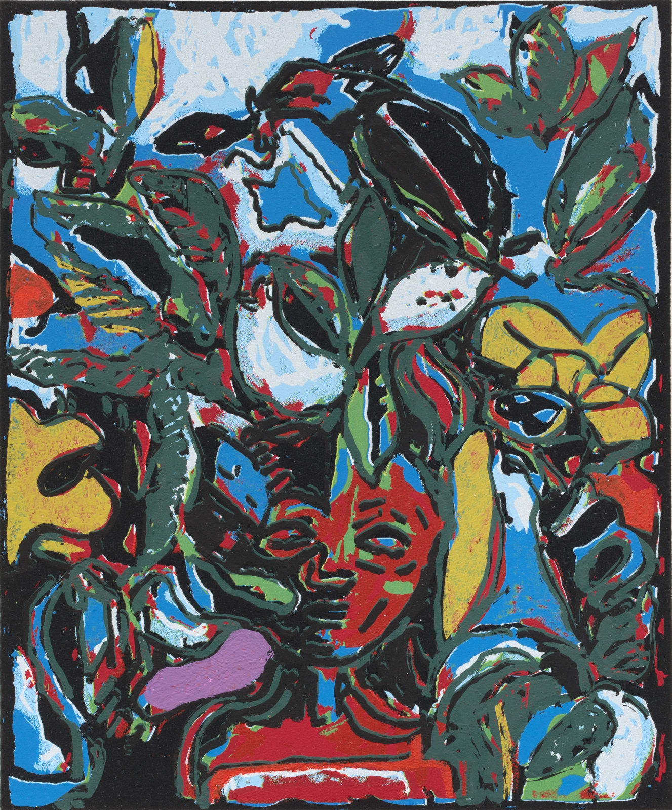 David Driskell, Tropical Girl, 2008