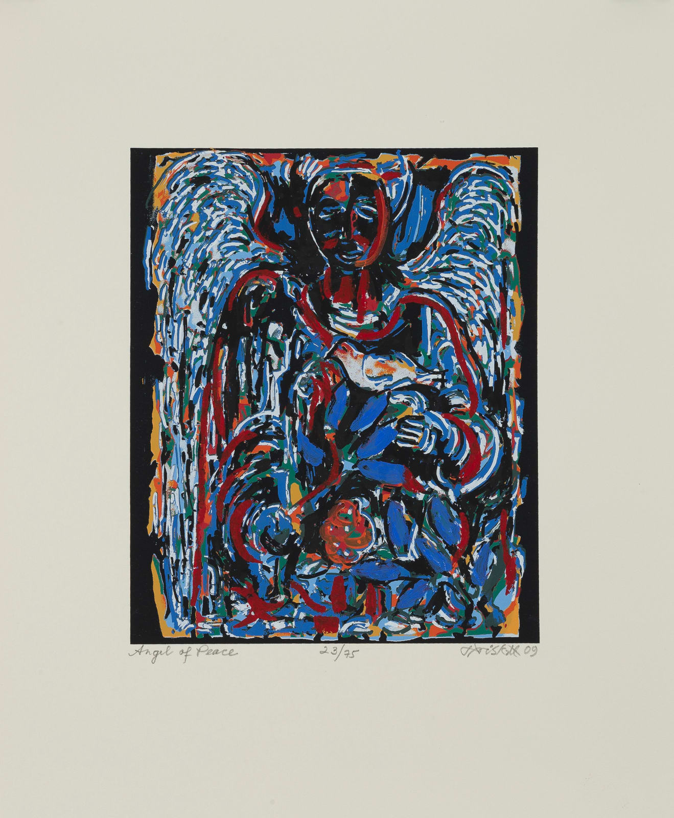 David Driskell, Angel of Peace, 2008
