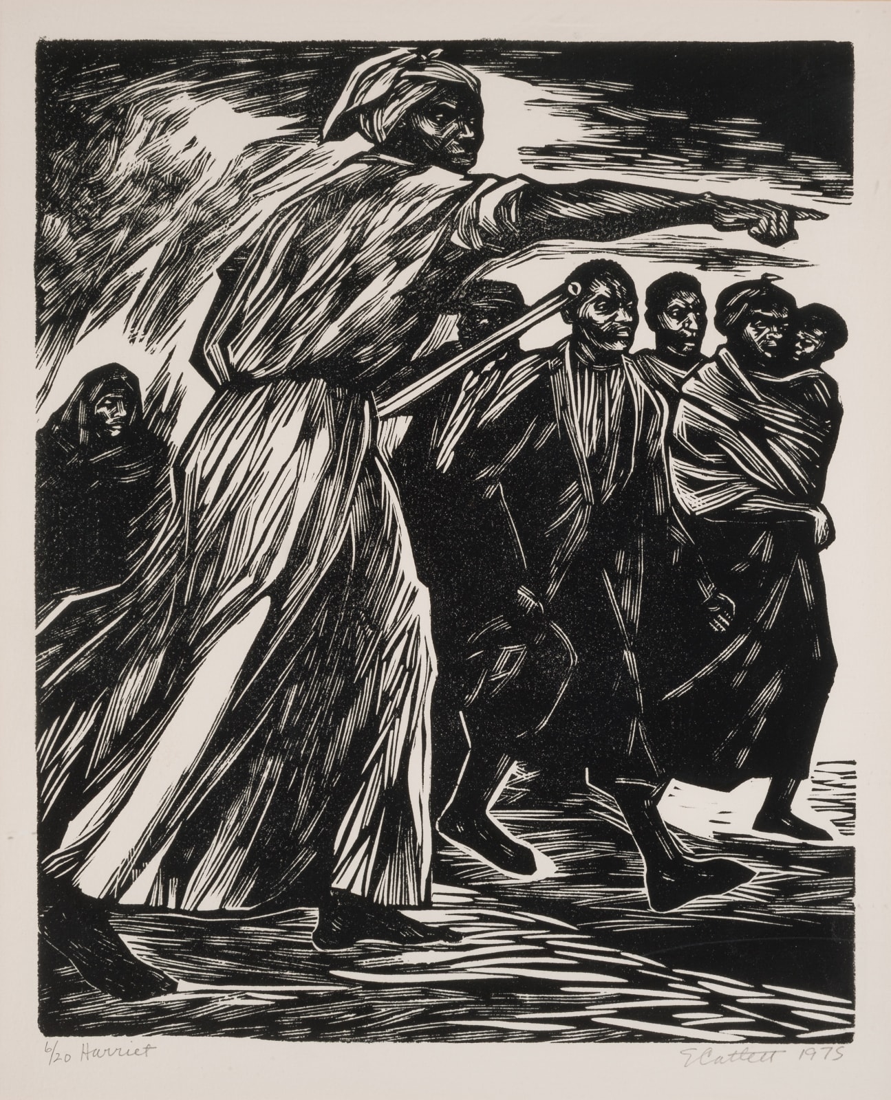 Elizabeth Catlett, Harriet, 1975