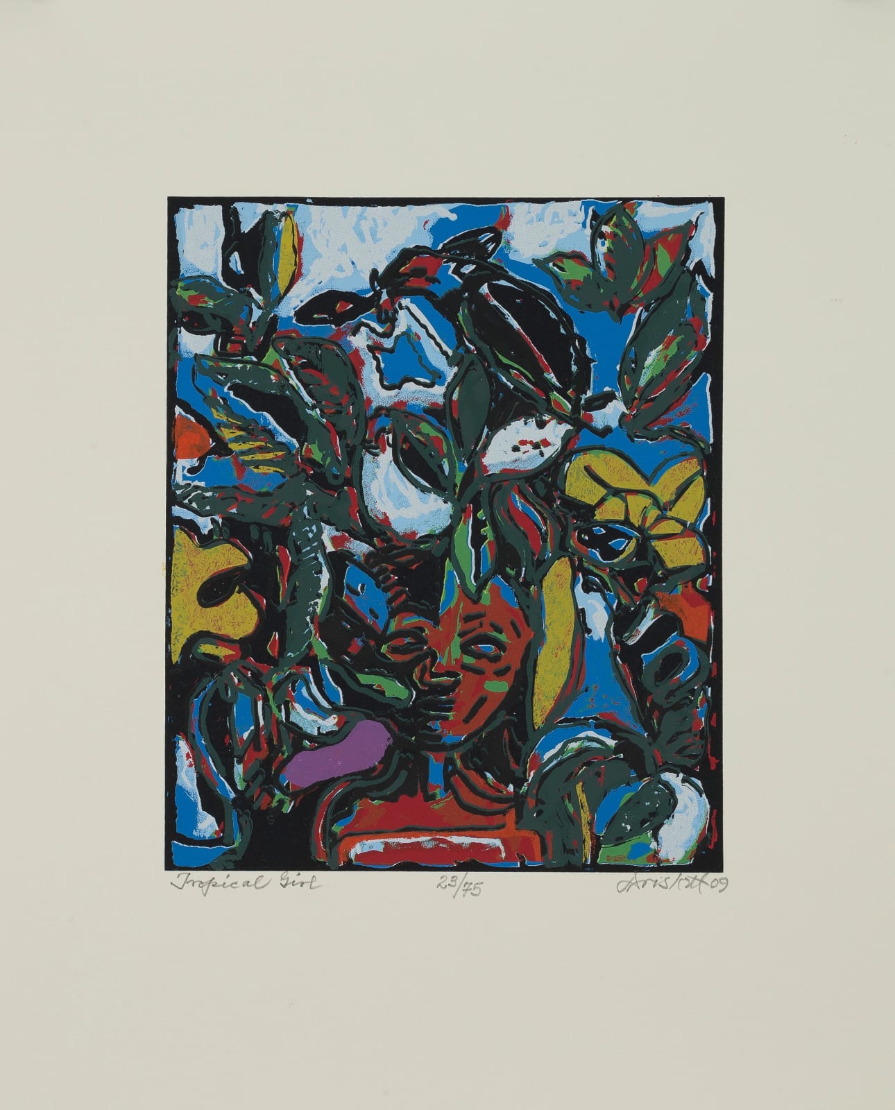 David Driskell, Tropical Girl, 2008