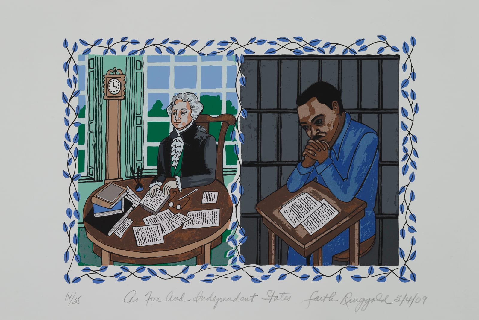 Faith Ringgold, As Free and Independent States, 2009