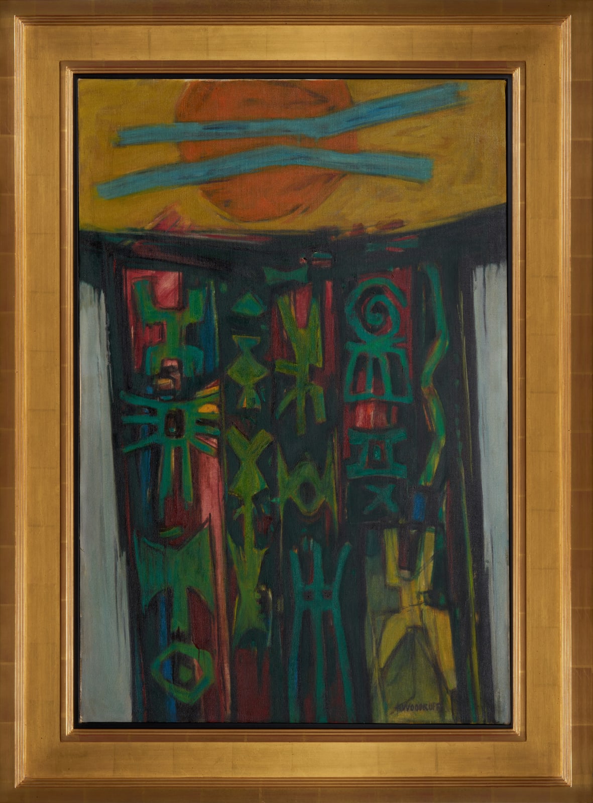 Hale Woodruff, Celestial Gate, 1965, c.