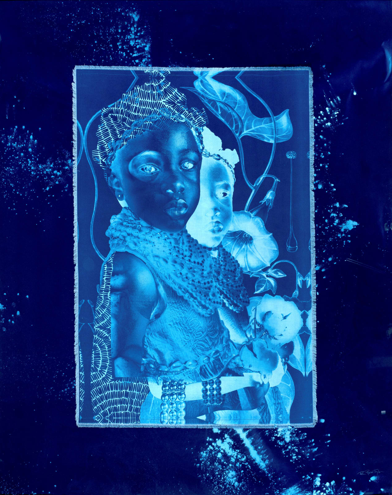 Tokie Rome-Taylor, A Layer Of Protection Variegated Blue, 2024