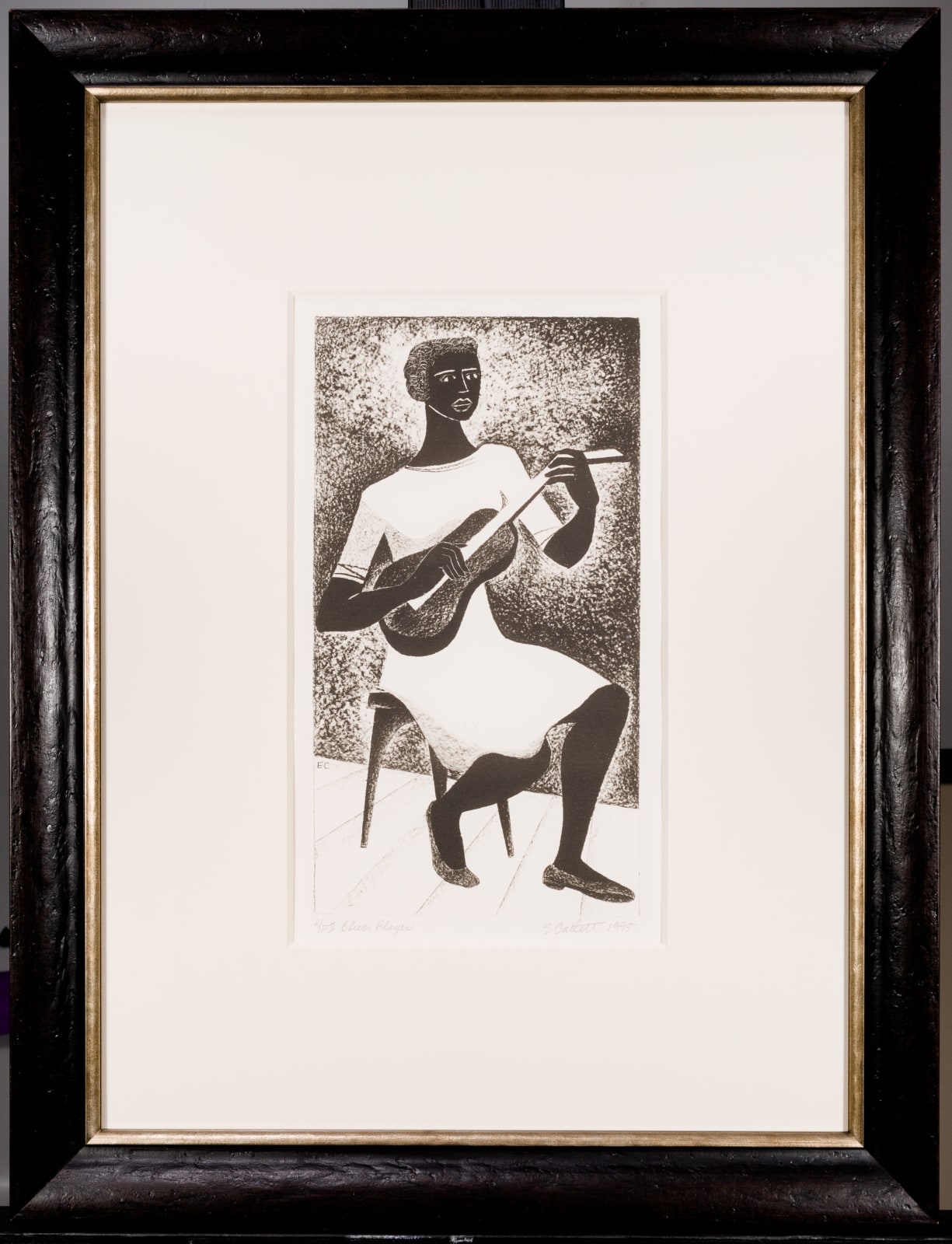 Elizabeth Catlett, Blues Player, 1995