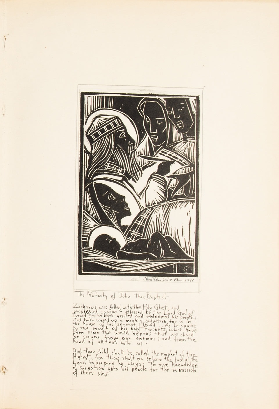 Allan Rohan Crite, Prints Depicting the Childhood and The Passion of Our Lord and Savior Jesus Christ, 1939