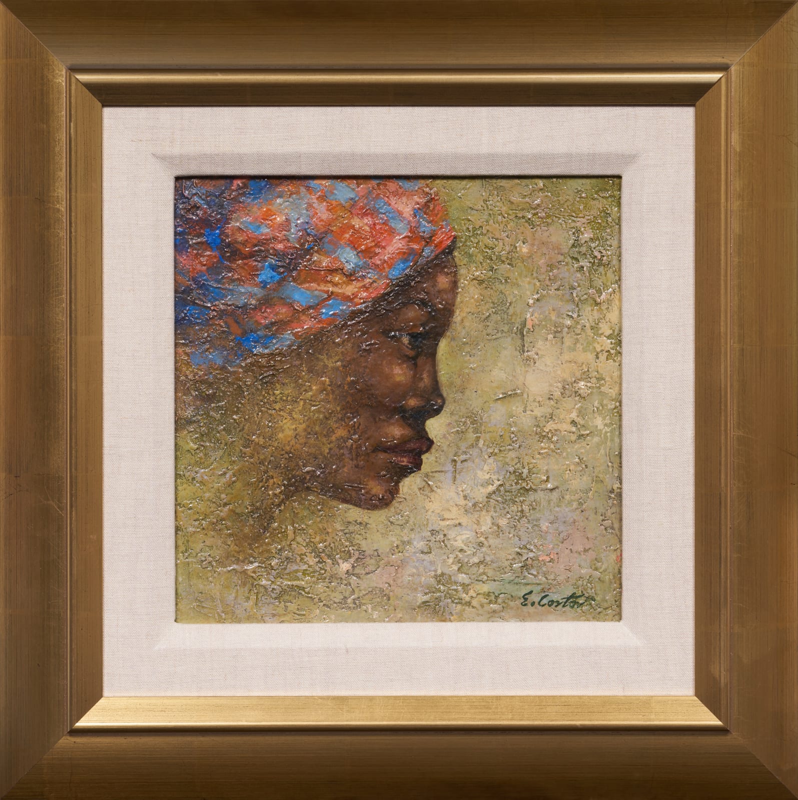 Eldzier Cortor, Classical Study No. 36, 1979, c.