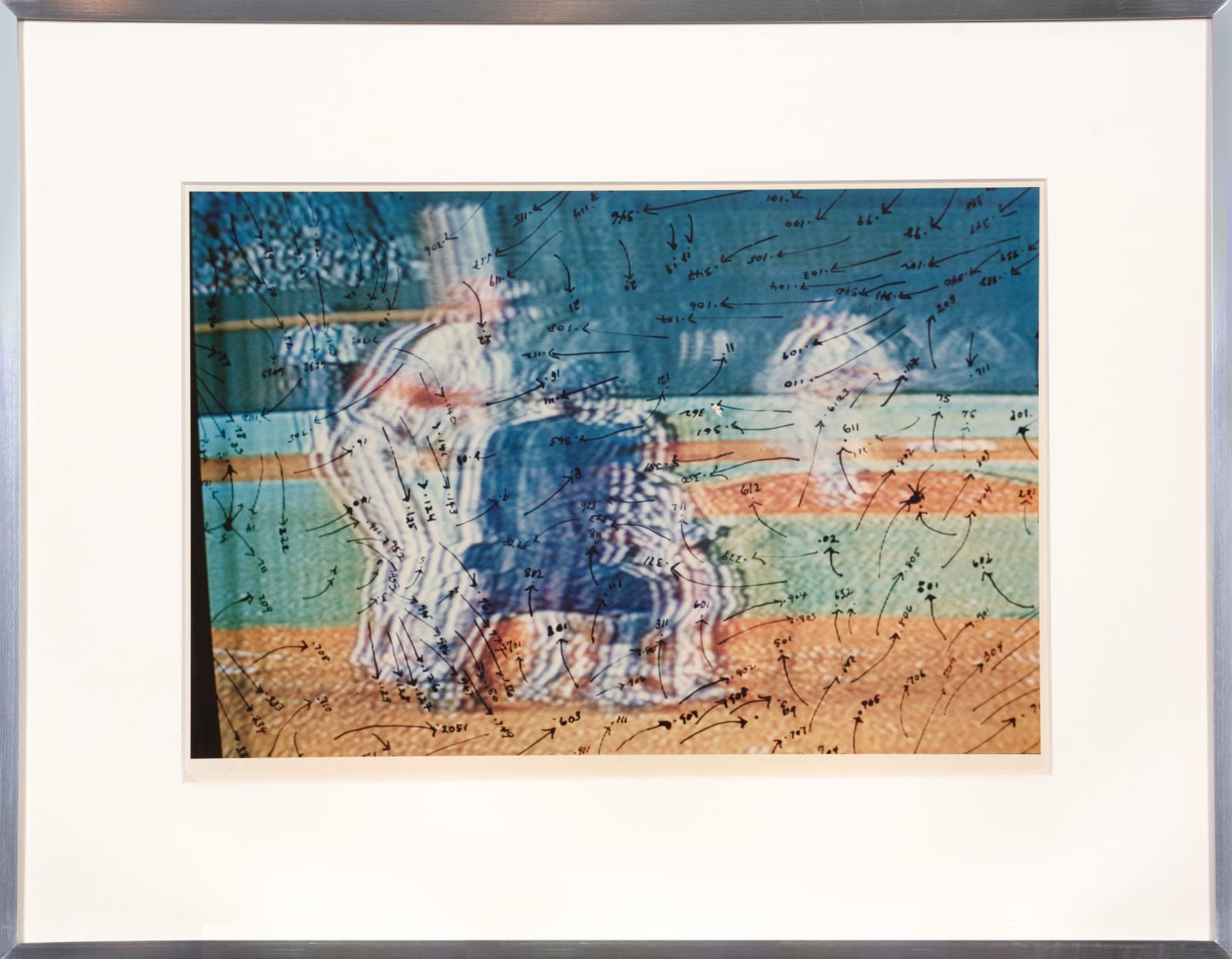 Howardena Pindell, Video Drawings: Baseball, 1976
