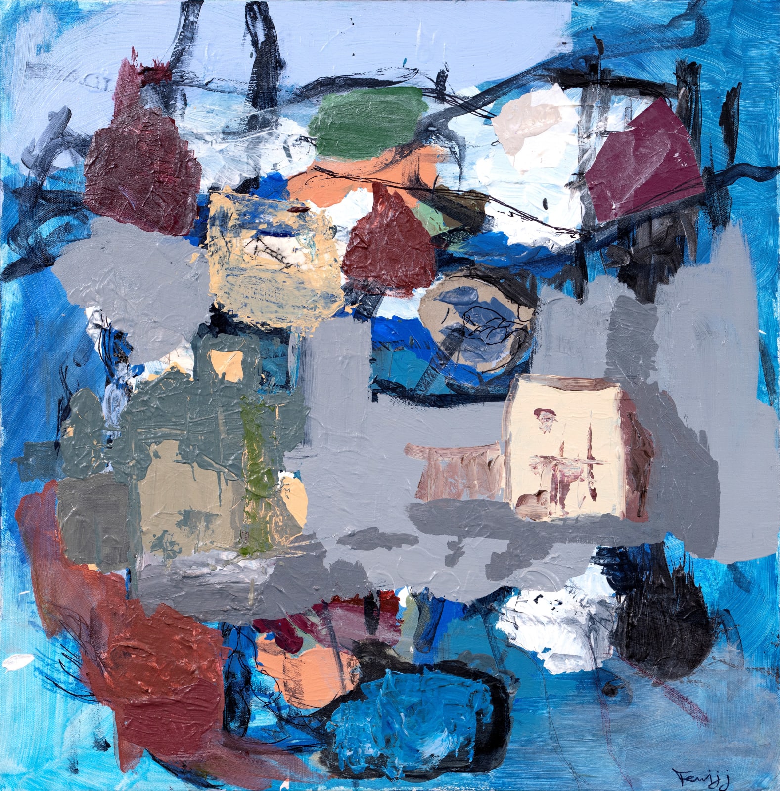 Femi Johnson, Urban Hillside, 2018