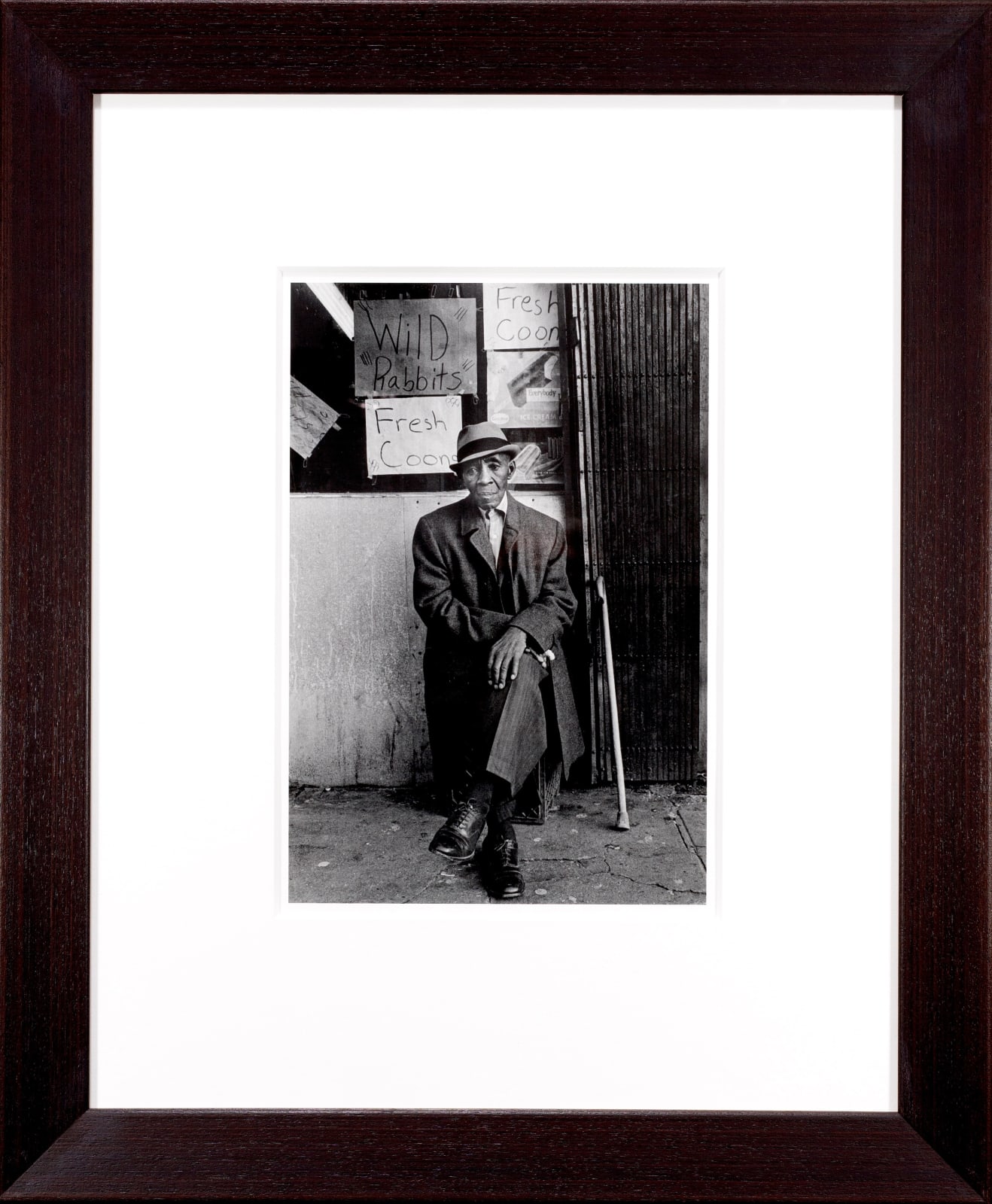 Dawoud Bey, A Man at 116th and Lenox Avenue, 1976