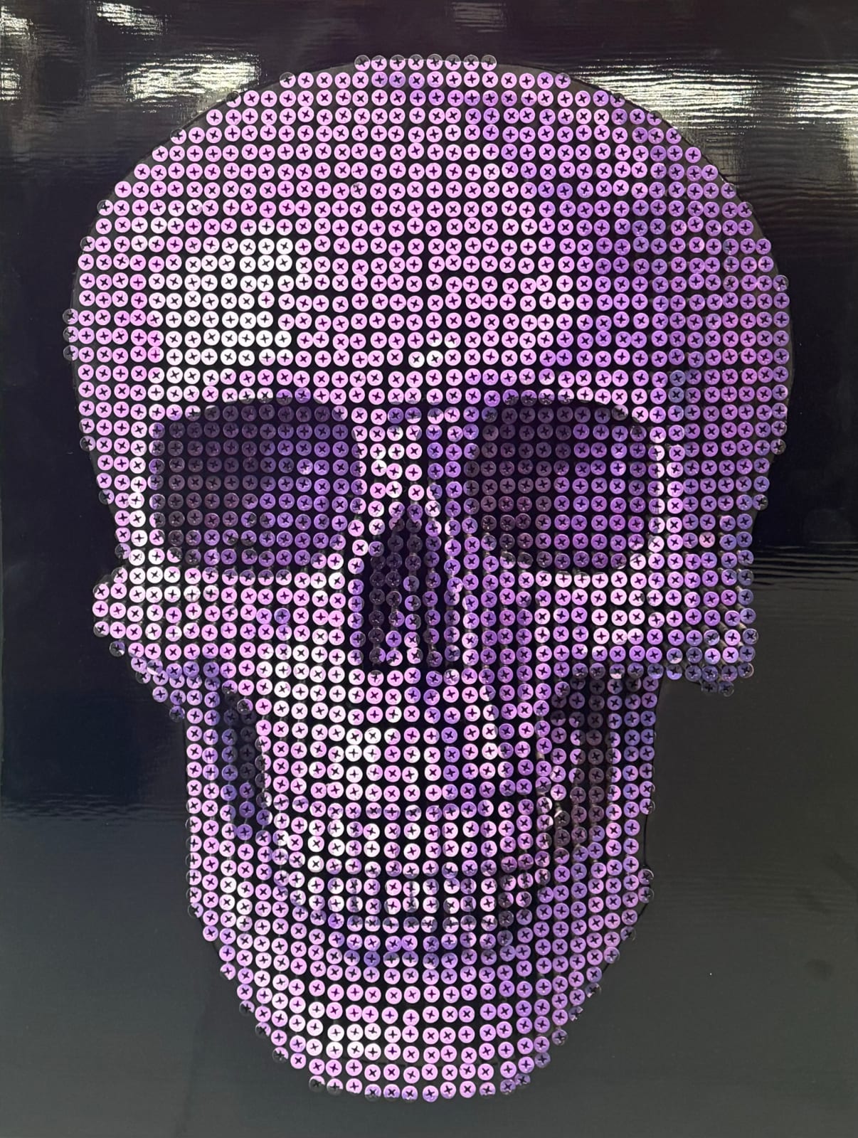 Andrew Meyer, Purple Skull, 2024