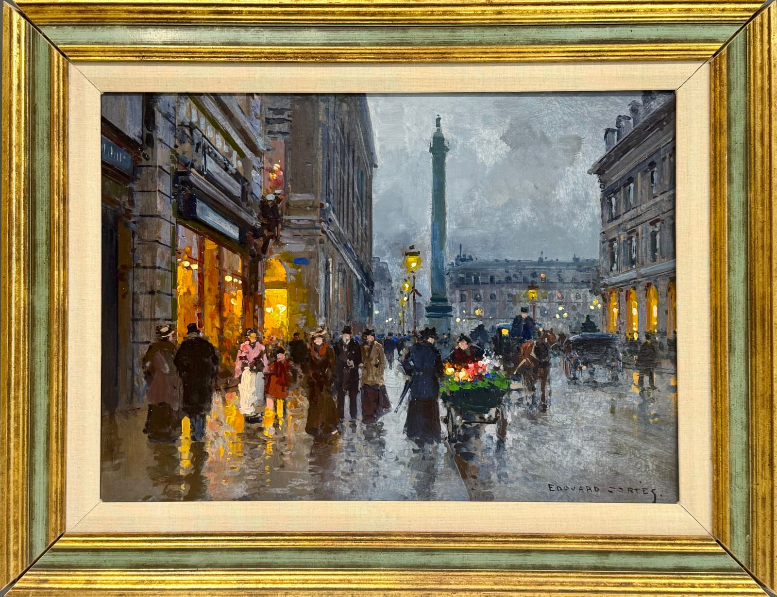 Edouard Cortes, Flower Vendor