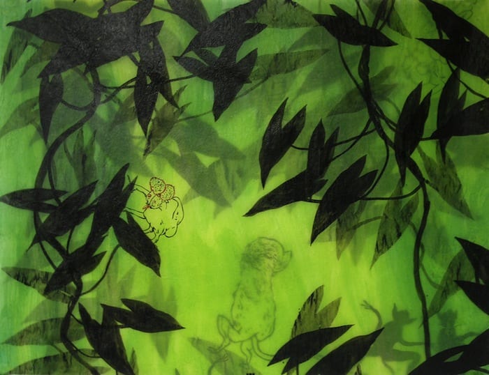 Ed Pien, The Garden : Playing Cat and Mouse, 2003-2005