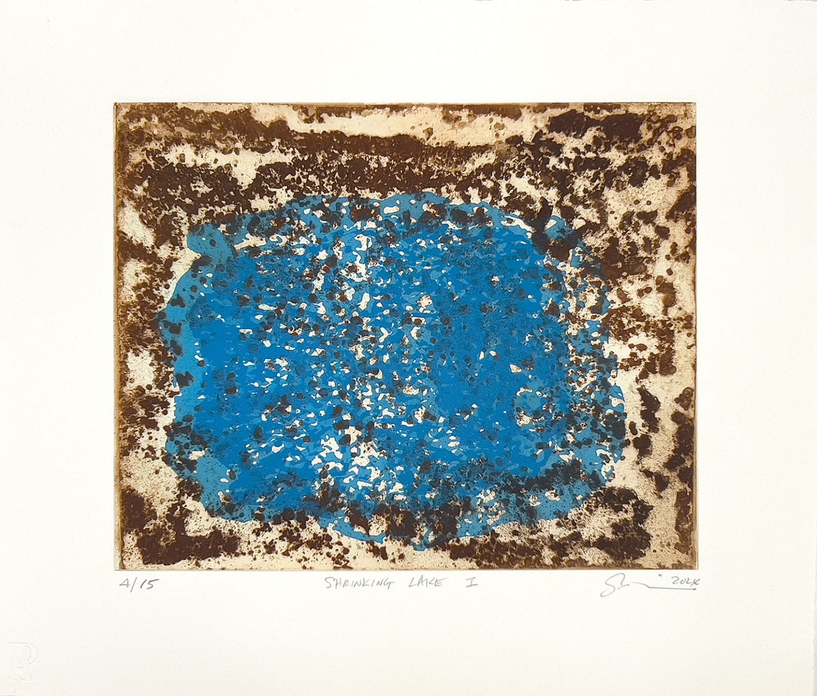 Ed Pien, Shrinking Lake I, 2024