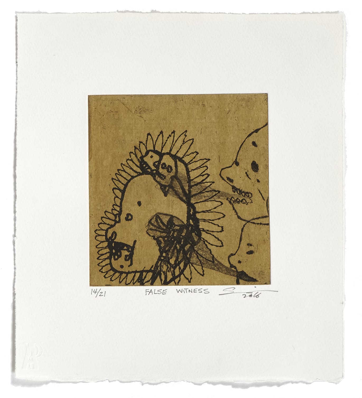Ed Pien, False Witness, 2016