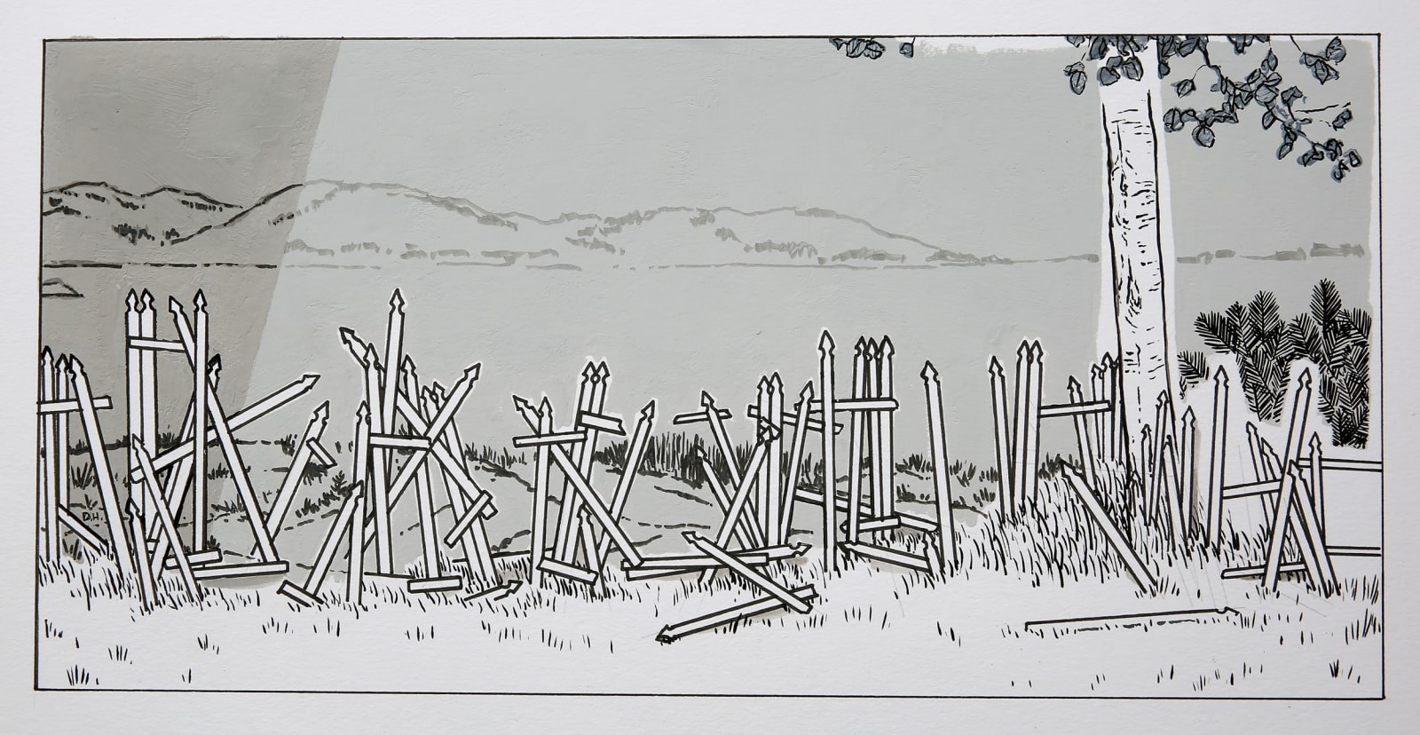 Dil Hildebrand, Picket Fence , 2025