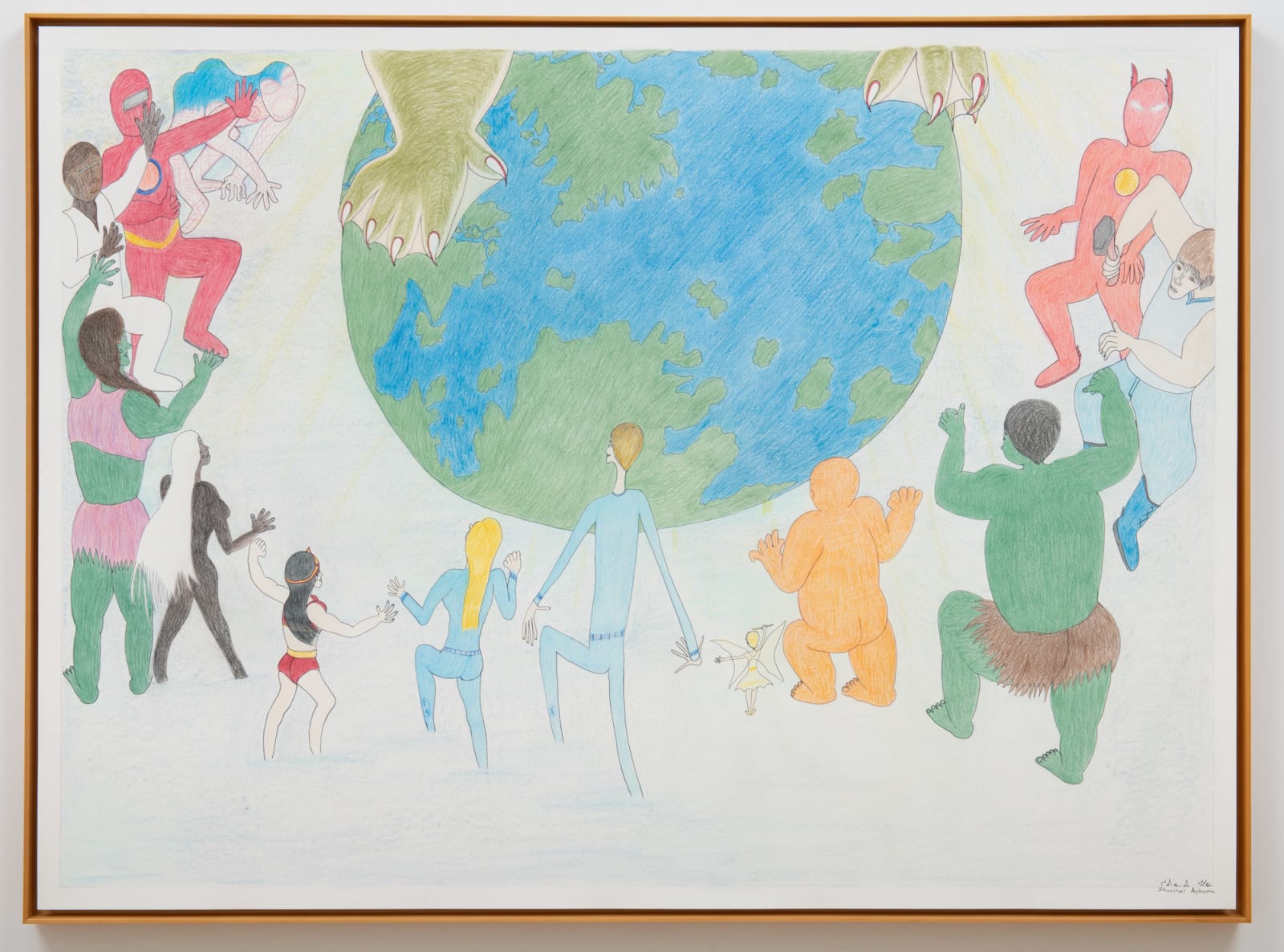 Shuvinai Ashoona, 148-1808 [Superheroes], 2014