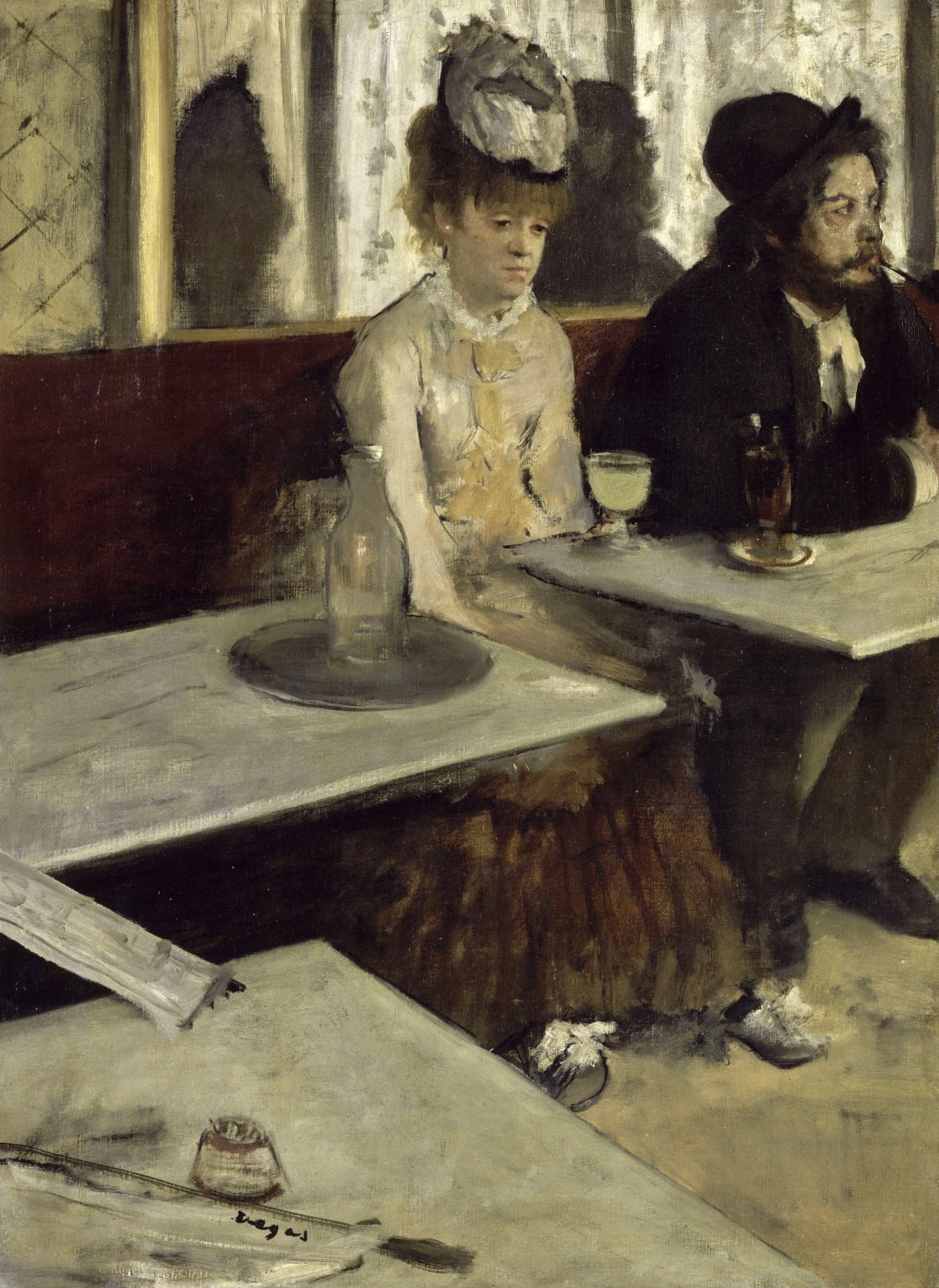 Adad Hannah, The Absinthe Drinker (after Degas), 2025
