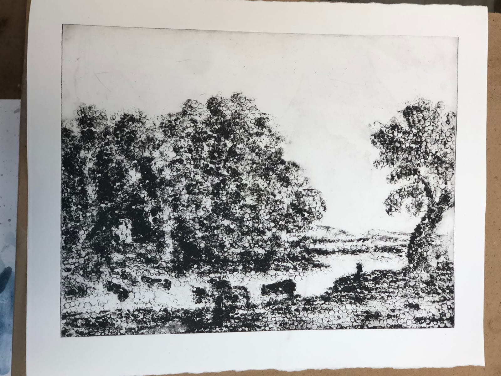 Ripley Whiteside, After Claude Lorrain's The Cowherd, 2025