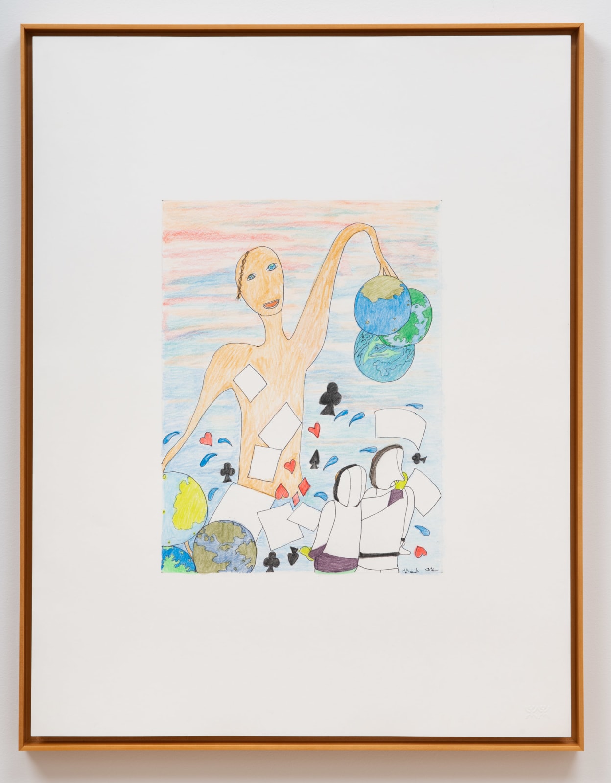 Shuvinai Ashoona, 148-2039 [Flying Cards and Earths], 2017