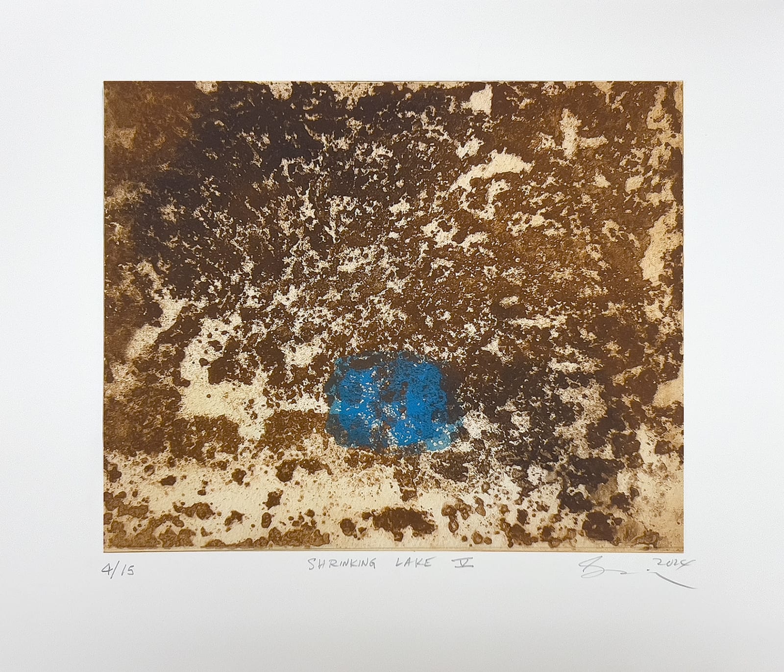 Ed Pien, Shrinking Lake V, 2024