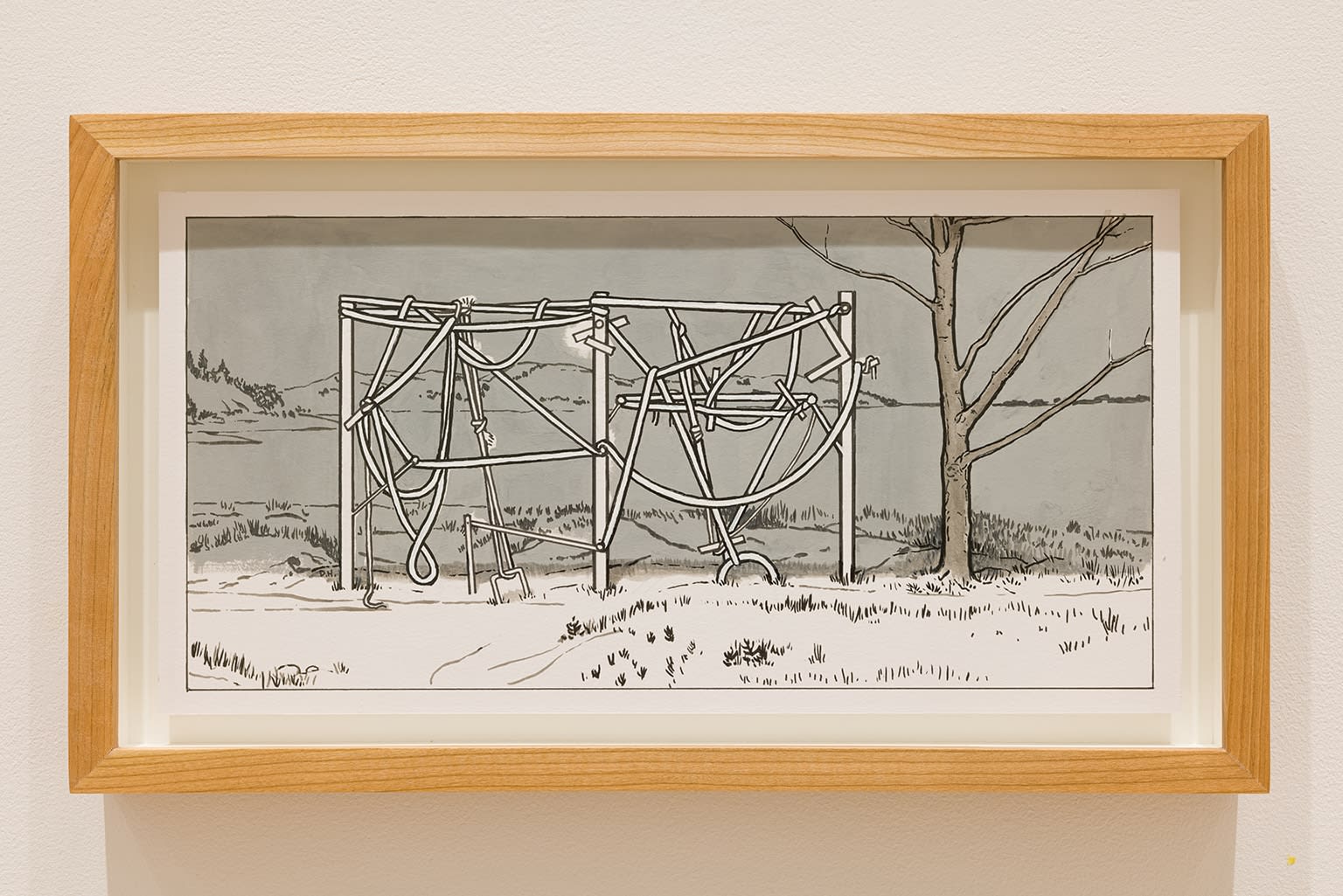 Dil Hildebrand, Rope Fence, 2025